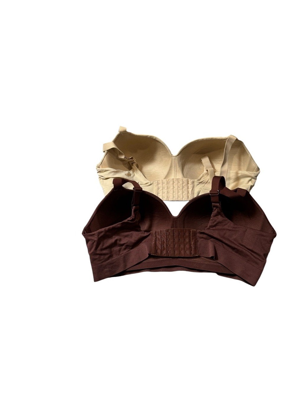 Shapermint Convertible Seamless True Kind  Bra Set - Cream & Brown - Picture 2 of 4